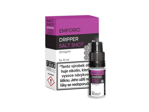 BOOSTER EMPORIO Nic Salt Dripper VPG 70/30 5x10ml - 20mg nicotine/ml