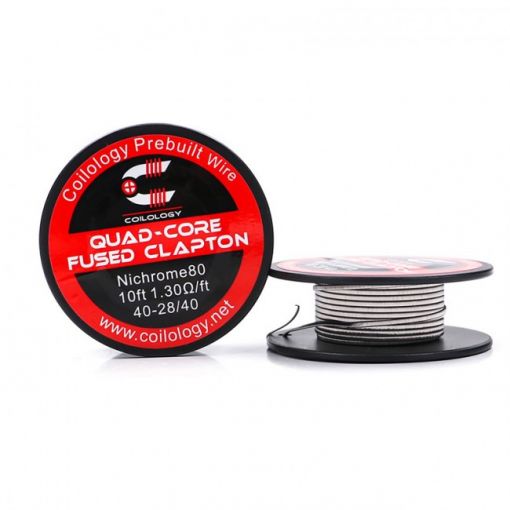 Coilology Ni80 nichrome wire - Quad Core Fused Clapton - 3,04 m