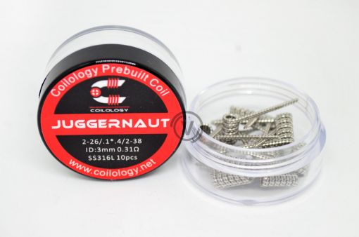 Coilology coils for DL Juggernaut SS316L, 10pcs