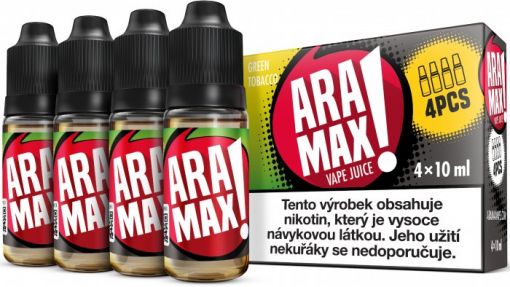 Green Tobacco - Aramax liquid - 4X10ML