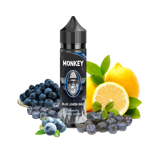 Monkey Liquid - Blue Lemon Ball 12ml Longfill