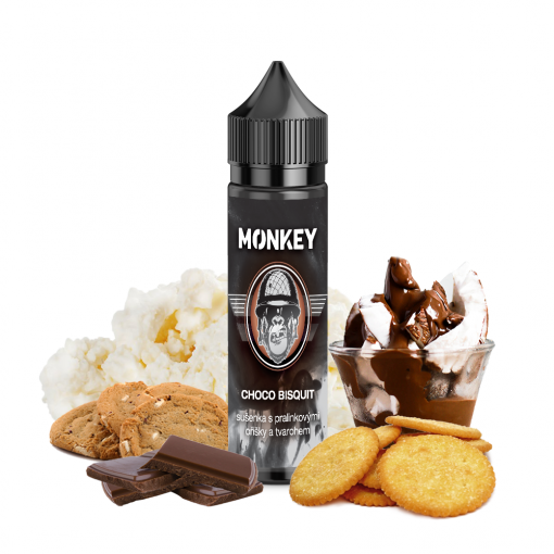 Monkey Liquid - Choco Bisquit 12ml Longfill