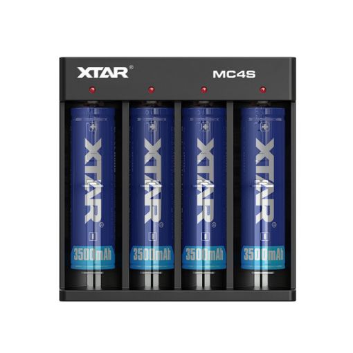 Charger for 18650 Li-ion / NiMH Xtar MC4S cylindrical batteries