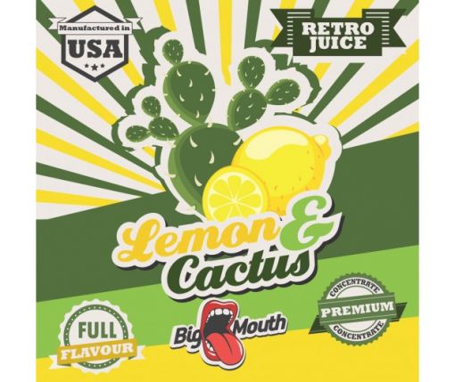 Big Mouth - Retro Juice - Lemon & Cactus 10ml Flavour Concentrate