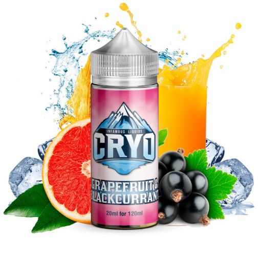 Infamous Cryo - Grapefruit and Blackcurrant 20ml Longfill