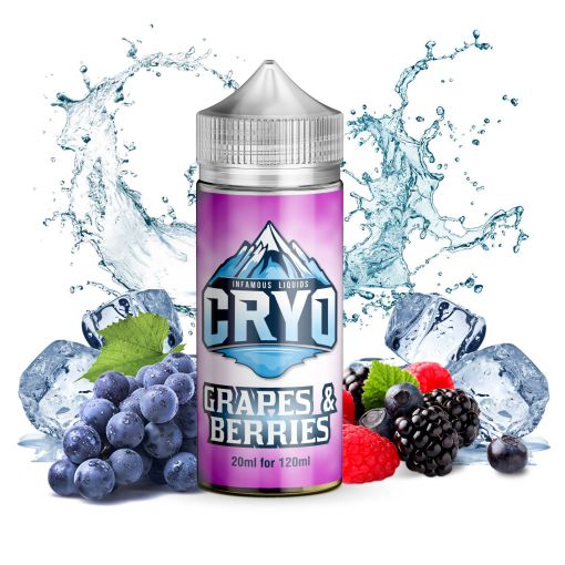 Infamous Cryo - Grapes & Berries 20ml Longfill