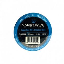 Vandy Vape nichrome wire Superfine MTL Clapton Ni80, 3,04