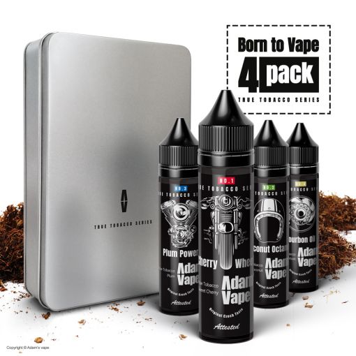 Adams vape - Born To Vape Longfill 4 Pack