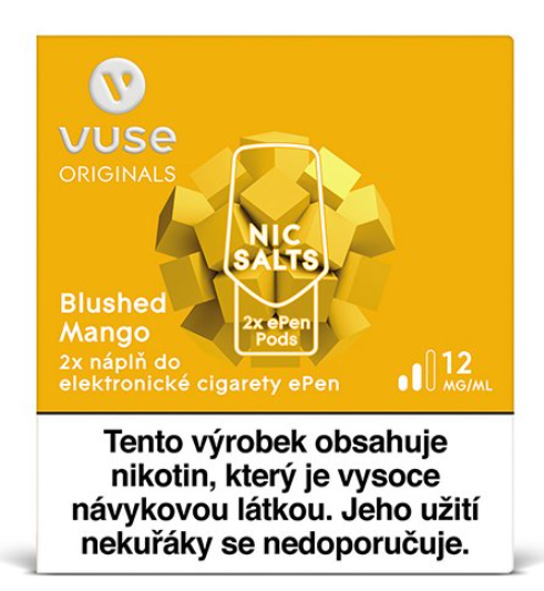 VUSE ePen 3 náplň Blushed Mango 2ml 12mg - 2ks