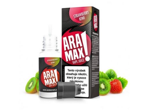 Jahoda a kiwi / Strawberry Kiwi - Aramax liquid - 10ml