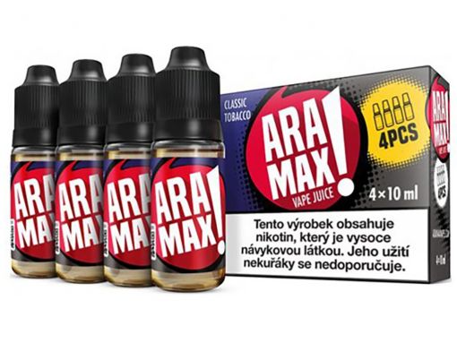 Classic Tobacco - Aramax liquid - 4X10ML