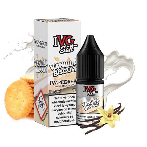 IVG Salt - Vanilla Biscuit 10ml