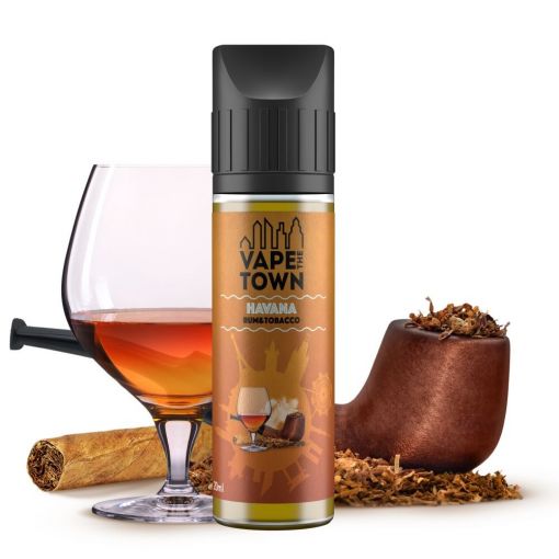 Příchuť VapeTown - Havana / Tabák s Rumem 20ml