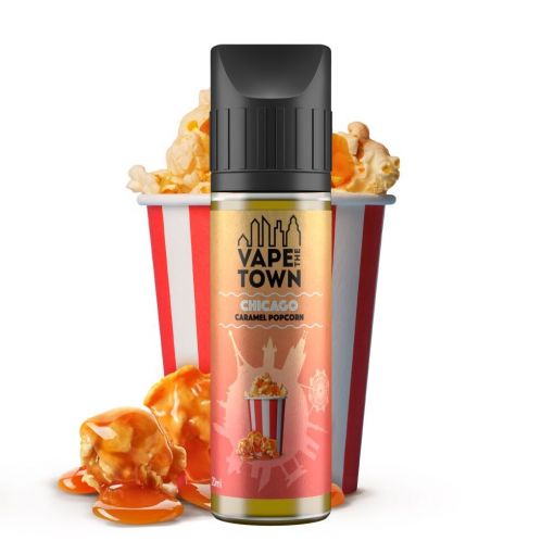 Příchuť VapeTown - Chicago / Sladký Popcorn 20ml