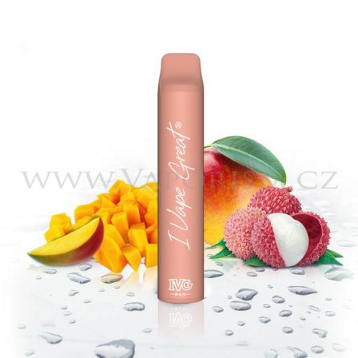 IVG Bar Plus - Mango a liči / Mango Lychee - jednorázová cigareta