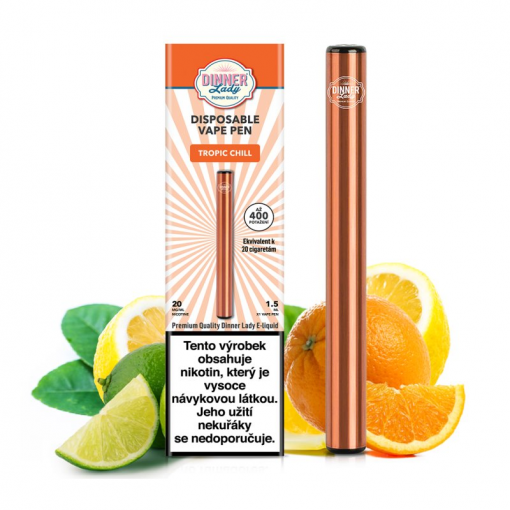 Disposable pod Dinner Lady Vape Pen - Tropic Chill 20mg/ml