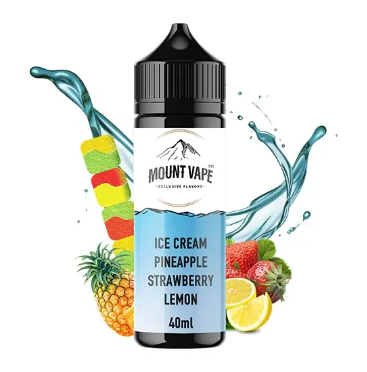 Flavour SNV Mount Vape - Ice Cream Pineapple Strawberry Lemon 40ml