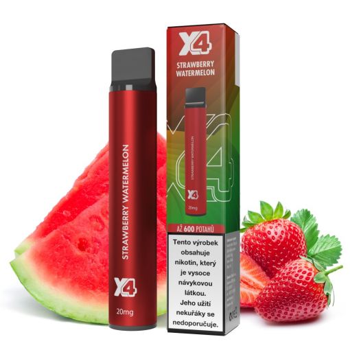 X4 Bar Strawberry Watermelon - disposable ecigarette