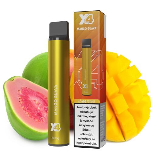 X4 Bar Mango Guava - disposable ecigarette