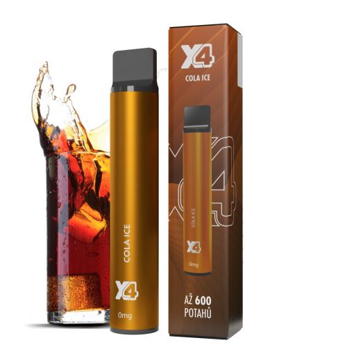 X4 Bar Zero Cola Ice - disposable ecigarette NICOTINE FREE