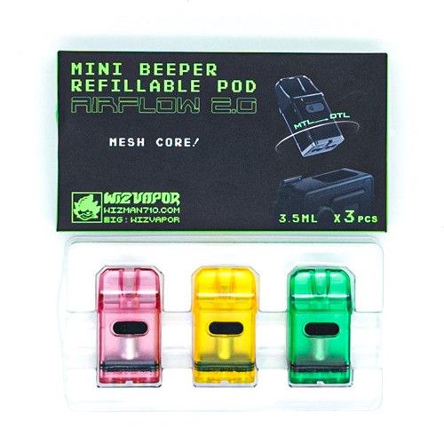 WizVapor Mini Beeper POD - replacement POD cartridge 3pcs - 1,2 Ohm