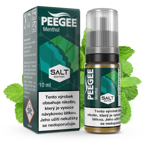 PEEGEE Salt - Menthol 10ml 50/50 VG/PG