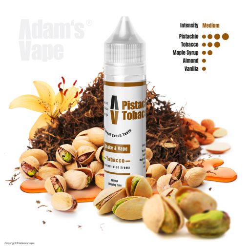 Adams vape - Pistachio Tobacco 12ml Longfill