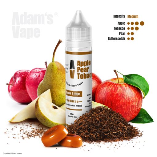 Adams vape - Apple Pear Tobacco 10ml Longfill