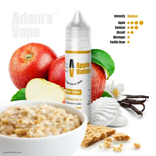 Adams vape - Apple Oatmeal 10ml Longfill