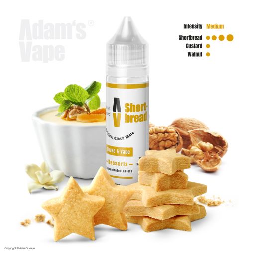 Adams vape - Shortbread 10ml Longfill