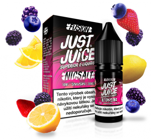 Just Juice Salt - Fusion Berry Burst and Lemonade - 11mg/ml