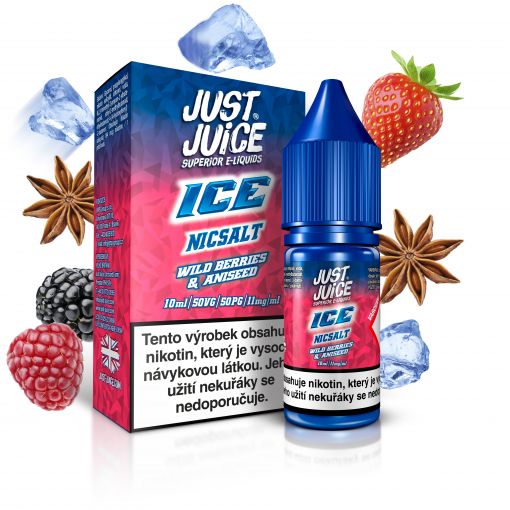  Just Juice Salt - ICE Wild Berries a Aniseed  11mg/ml