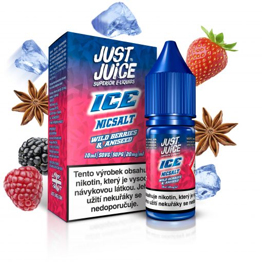  Just Juice Salt - ICE Wild Berries a Aniseed 20mg/ml