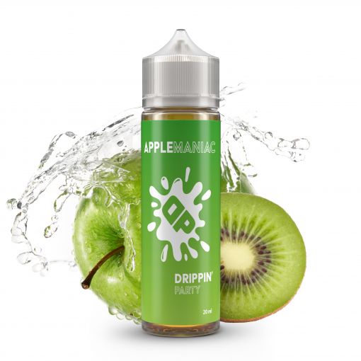 Příchuť SNV Drippin Party - Apple Maniac / Chladivé Jablko A Kyselé Kiwi 10ml