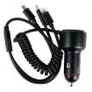 3in1 car charger - Lightning, Micro USB, USB-C