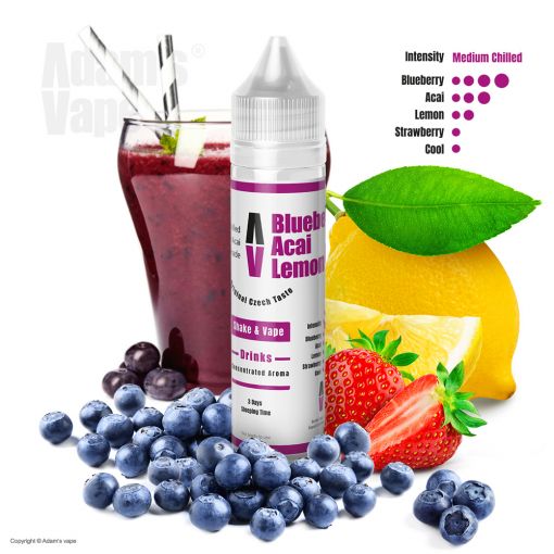 Adams vape - Blueberry Acai Lemonade 12ml Longfill