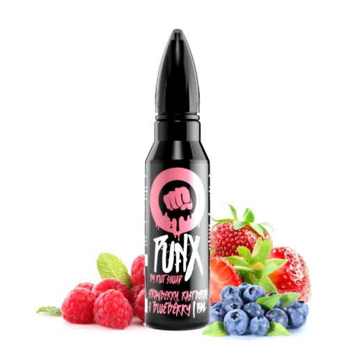 Riot Squad - PUNX - Strawberry, Blueberry, Raspberry 15ml Longfill