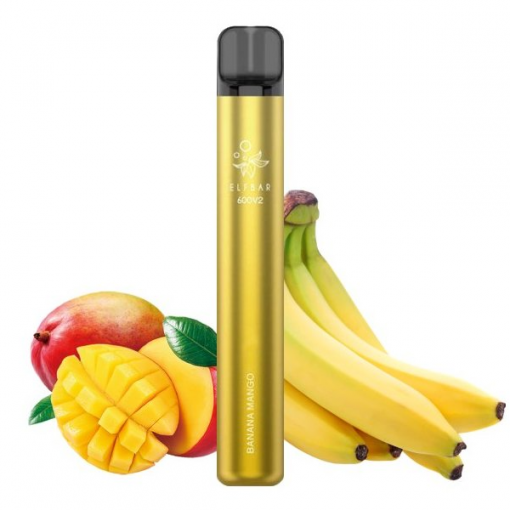 Elf Bar 600 V2  Banana Mango - 20mg disposable ecigarette