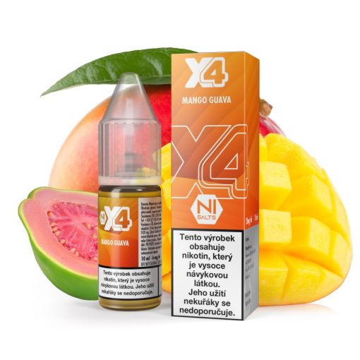 Nicotine salt X4 Bar Juice - Mango Guava 10ml