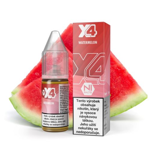 Nicotine salt X4 Bar Juice - Watermelon 10ml