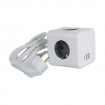 Adapter with PowerCube extension cable with 4x250V + 2xUSB-A + 1xUSB-C outputs