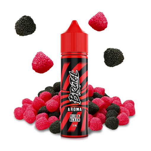 Flavour Just Juice - Brutal - Red & Black / Raspberry jelly candy with blackcurrant SnV 20ml