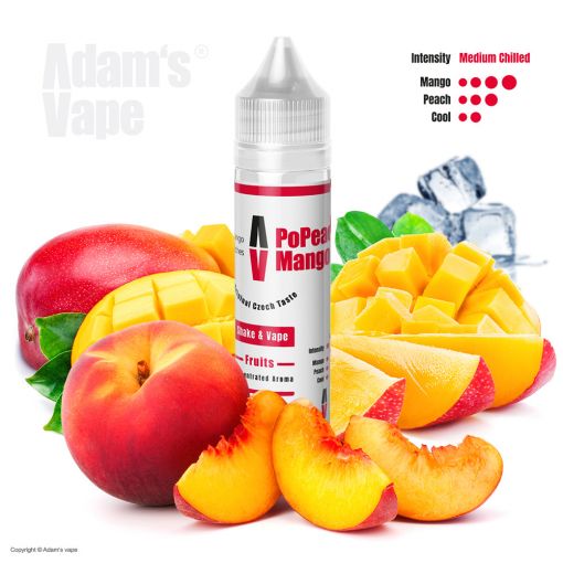 Adams vape - PoPeachi Mango 10ml Longfill