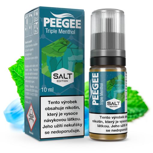 PEEGEE Salt - Triple Menthol 10ml 50/50 VG/PG