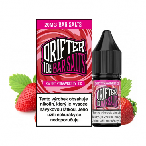 Drifter Bar Salts Sweet Strawberry Ice 10ml Nicsalt