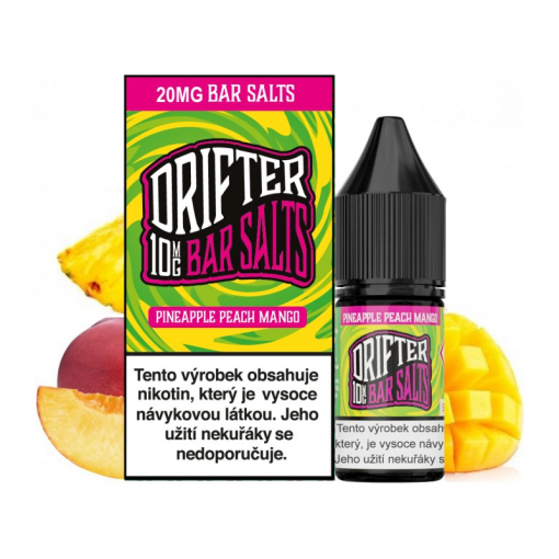 Drifter Bar Salts Pineapple Peach Mango 10ml - 20mg Nicsalt