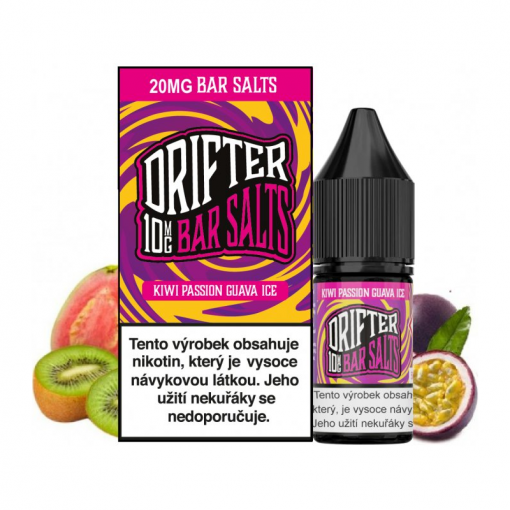 Drifter Bar Salts Kiwi Passionfruit Guava Ice 10ml