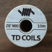 TD Coils nichromový drát Ni80  - 10 m