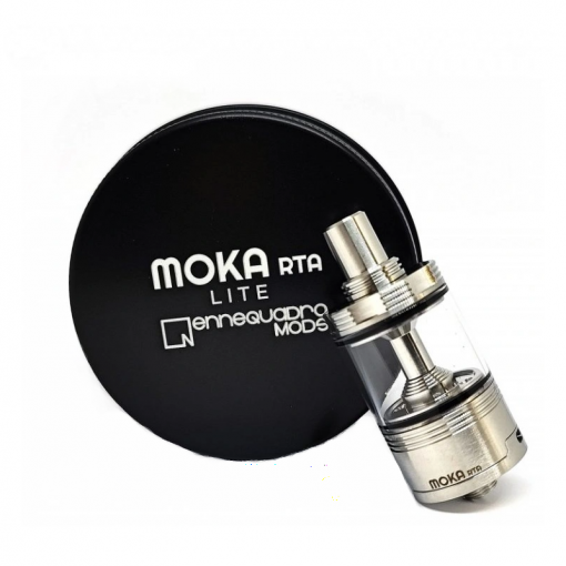 Ennequadro Mods - Moka RTA 22mm Lite - Silver