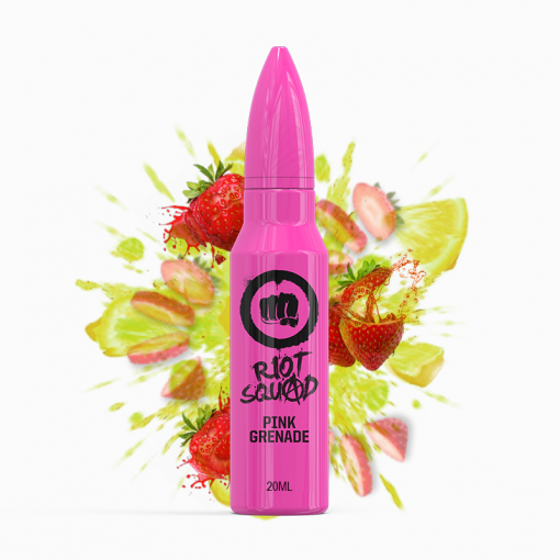 Riot Squad - Pink Grenade 15ml Longfill - EXPIRY! 24/08/24